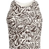 image:imageLands End Womens Racerback Midkini TopBrown Mini Tropic Leaves