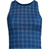image:imageLands End Womens Racerback Midkini TopNavy Mosaic Mini Tile