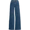 image:imageLands End Womens Recover Denim High Rise Extra Wide Leg JeansCrawford Wash