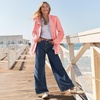 image:imageLands End Womens Recover Denim High Rise Extra Wide Leg JeansCrawford Wash