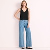 image:imageLands End Womens Recover Denim High Rise Extra Wide Leg JeansHutton Blue Wash