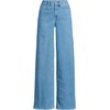 image:imageLands End Womens Recover Denim High Rise Extra Wide Leg JeansHutton Blue Wash