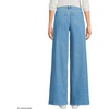 image:imageLands End Womens Recover Denim High Rise Extra Wide Leg JeansHutton Blue Wash