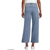 image:imageLands End Womens Recover Denim High Rise Wide Leg Crop JeansLake Blue Wash