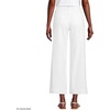image:imageLands End Womens Recover Denim High Rise Wide Leg Crop JeansWhite