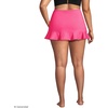 image:imageLands End Womens Ruffle Hem Swim SkirtPink Azalea