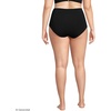 image:imageLands End Womens Sculpting Suit Chlorine Resistant Targeted Control Retro High Waisted Bikini Swim BottomsBlack