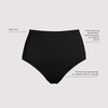 image:imageLands End Womens Sculpting Suit Chlorine Resistant Targeted Control Retro High Waisted Bikini Swim BottomsBlack