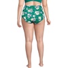 image:imageLands End Womens Sculpting Suit Chlorine Resistant Targeted Control Retro High Waisted Bikini Swim BottomsIsland Emerald Petunia Floral