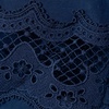 image:imageLands End Womens Short Sleeve Slub Jersey Cutwork TShirtDeep Sea Navy