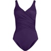 image:imageLands End Womens Slender Wrap SwimsuitBlackberry