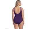 image:imageLands End Womens Slender Wrap SwimsuitBlackberry