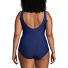 image:imageLands End Womens Slender Wrap SwimsuitDeep Sea Navy