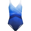 image:imageLands End Womens Slender Wrap SwimsuitDeep Sea NavySapphire Ombre