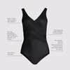image:imageLands End Womens Slender Wrap SwimsuitPink Multi Ombre