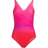 image:imageLands End Womens Slender Wrap SwimsuitPink Multi Ombre