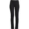image:imageLands End Womens Slim Leg Knit Pull On Pants  Mid Rise CottonRich Jersey With Stretch Wide Elastic Waist Ankle Length Work Travel Petite and PlusBlack