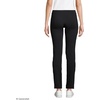 image:imageLands End Womens Slim Leg Knit Pull On Pants  Mid Rise CottonRich Jersey With Stretch Wide Elastic Waist Ankle Length Work Travel Petite and PlusBlack