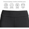 image:imageLands End Womens Slim Leg Knit Pull On Pants  Mid Rise CottonRich Jersey With Stretch Wide Elastic Waist Ankle Length Work Travel Petite and PlusBlack