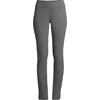 image:imageLands End Womens Slim Leg Knit Pull On Pants  Mid Rise CottonRich Jersey With Stretch Wide Elastic Waist Ankle Length Work Travel Petite and PlusCharcoal Heather