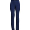 image:imageLands End Womens Slim Leg Knit Pull On Pants  Mid Rise CottonRich Jersey With Stretch Wide Elastic Waist Ankle Length Work Travel Petite and PlusDeep Sea Navy