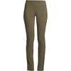 image:imageLands End Womens Slim Leg Knit Pull On Pants  Mid Rise CottonRich Jersey With Stretch Wide Elastic Waist Ankle Length Work Travel Petite and PlusForest Moss
