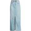image:imageLands End Womens Soft Denim Maxi SkirtBreeze Blue Wash