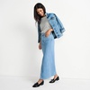 image:imageLands End Womens Soft Denim Maxi SkirtHutton Blue Wash