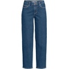 image:imageLands End Womens Soft Denim Mid Rise Relaxed Straight Crop JeansCrawford Wash