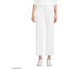 image:imageLands End Womens Soft Denim Mid Rise Relaxed Straight Crop JeansWhite