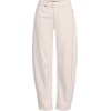 image:imageLands End Womens Soft Denim Relaxed Barrel Leg Ankle JeansNatural