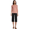 image:imageLands End Womens Sport Knit High Rise Elastic Waist Capri PantsBlack
