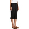 image:imageLands End Womens Sport Knit High Rise Elastic Waist Capri PantsBlack