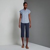 image:imageLands End Womens Sport Knit High Rise Elastic Waist Capri PantsRadiant Navy
