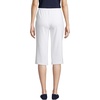image:imageLands End Womens Sport Knit High Rise Elastic Waist Capri PantsWhite
