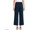image:imageLands End Womens Sport Knit Pull On Drawstring Wide Leg Crop PantsRadiant Navy