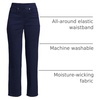 image:imageLands End Womens Starfish High Rise Knit Denim Straight Crop JeansDark Indigo