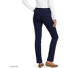 image:imageLands End Womens Starfish High Rise Knit Denim Straight JeansDark Indigo