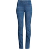 image:imageLands End Womens Starfish High Rise Knit Denim Straight JeansMedium Sea Blue
