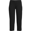 image:imageLands End Womens Starfish Mid Rise PullOn Crop PantsBlack