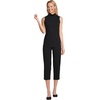 image:imageLands End Womens Starfish Mid Rise PullOn Crop PantsBlack