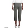 image:imageLands End Womens Starfish Mid Rise PullOn Crop PantsCharcoal Heather