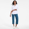 image:imageLands End Womens Starfish Mid Rise PullOn Crop PantsEvening Blue