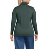 image:imageLands End Womens Supima Cotton Turtleneck  100 Supima Cotton Interlock Knit Fitted Side Vents Tagless Layering Petite and Plus SizesEvening Forest