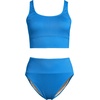 image:imageLands End Womens Tankini Swimsuit SetBright French Blue