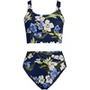 image:imageLands End Womens Tankini Swimsuit SetDeep SeaBlue Floral Tropic