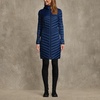 image:imageLands End Womens Ultralight Packable Long Down CoatDeep Sea Navy