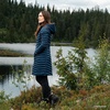 image:imageLands End Womens Ultralight Packable Long Down CoatDeep Sea Navy