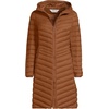 image:imageLands End Womens Ultralight Packable Long Down CoatRich Ginger Brown