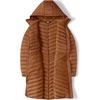 image:imageLands End Womens Ultralight Packable Long Down CoatRich Ginger Brown